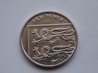 10 PENCE 2013 GBR foto