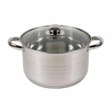 Cratita inox cu capac, diametru 25cm, capacitate 5.5L / ZLN 4069