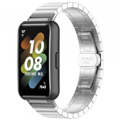 Curea Techsuit W012 pentru Garmin Instinct / Approach / Fenix Watch Series, 20mm, Argintie foto