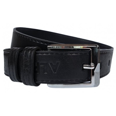 Curea barbati, casual, eleganta, din piele naturala, Negru, 4cm - CK40N foto