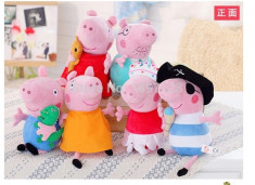 Set 6 jucarii de plus Peppa Pig foto