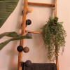 Emerald Tufa suspendata de bambus artificial &icirc;n ghiveci, 50 cm GartenMobel Dekor, vidaXL