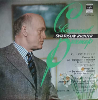 Disc vinil, LP. CONCERTO NO.1 FOR PIANO AND ORCHESTRA-SVIATOSLAV RICHTER foto