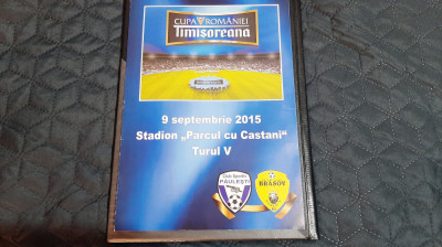 program CS Paulesti - FC Brasov (cupa rom.) foto