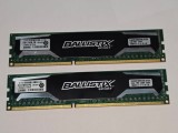 Kit RAM desktop Crucial Ballistix Sport 8GB (2 X 4GB ) DDR3 1600Mhz BLS4G3D1609DS1S00.16FER2