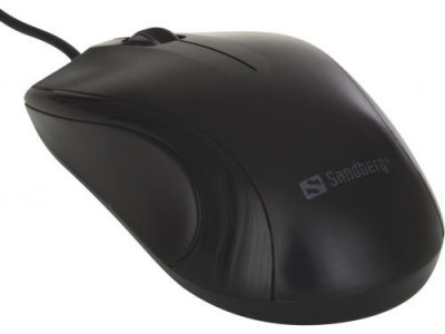 Mouse optic Sandberg 631-01 1200dpi USB negru foto