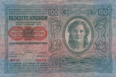 AUSTRIA 100 kronen 1912 VF!!! foto