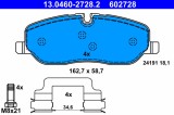 ATE 13.0460-2728.2 set placute frana,frana disc