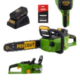 Drujba cu acumulator Procraft PKA 40LI, Li-ion, 40 V, 4.0 Ah, 5000 rotatii Innovative ReliableTools