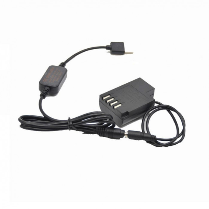 AC adapter USB DMW-AC8 coupler DMW-DCC12 DMW-BLF19 replace Panasonic