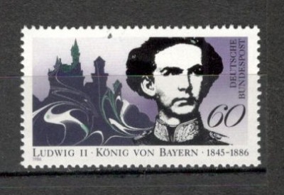 Germania.1986 100 ani moarte Regele Ludwig II MG.611 foto