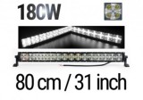 LED Bar 80cm 180W Auto, 60 LED, 12-24V, Aluminiu, 6500K, Alb Rece