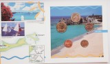 M01 Bermuda set monetarie 5 monede 1993 1, 5, 10, 25 cents 1 Dollar