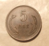 DANEMARCA 5 ORE 1874, Europa