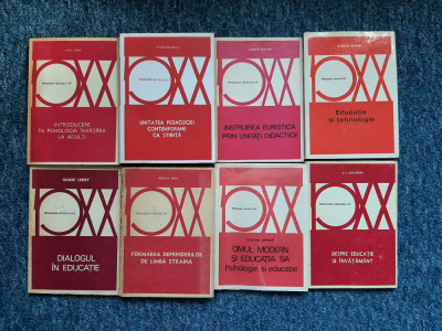 42 vol. din colecția &amp;bdquo;Pedagogia secolului XX&amp;rdquo; (Jean Piaget, Babanski etc.) foto