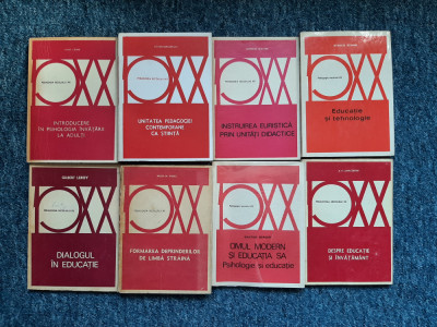 42 vol. din colecția &amp;bdquo;Pedagogia secolului XX&amp;rdquo; (Jean Piaget, Babanski, Ștefan B&amp;acirc;rsănescu etc.) - pedagogie, invatamant, scoala, didactica, psihologie foto