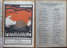 St. O. Iosif, Patriarhale, Viata Romaneasca, 1922, stare foarte buna