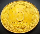 Moneda exotica 5 FRANCI CFA - AFRICA CENTRALA (GABON), anul 1998 * 4258 = UNC + LUCIU