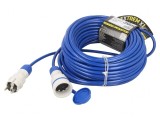 Prelungitor alimentare albastru 30m 16A, KEL