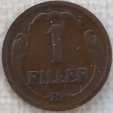 (M2032) MONEDA UNGARIA - 1 FILLER 1927