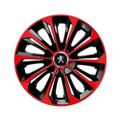 Set 4 capace roti Extra Strong Red R14 Compatibil Cu Peugeot foto