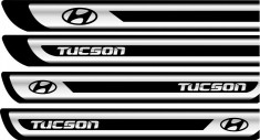 Set protectii praguri CROM - Hyundai Tucson foto