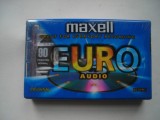 Caseta audio Maxell Euro Audio sigilata