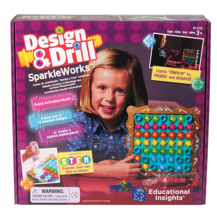 Bormasina Magica - Decoratiuni stralucitoare PlayLearn Toys