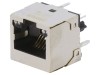 Conector RJ45 8p8c PHOENIX CONTACT cu LED, placare aurita, THT drept