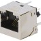 Conector RJ45 8p8c cu LED aurit