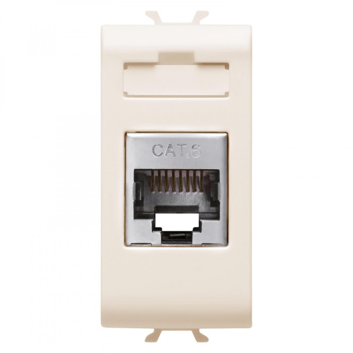 Priza FTP CAT 6E 1M Gewiss Chorus Ivory GW11424