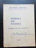 Norme de igienă. Culegere de acte normative (DIRECȚIA SANITARĂ A JUDEȚULUI BUZĂU - CENTRUL SANITAR ANTIEPIDEMIC)