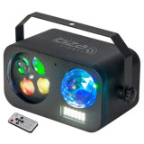 Cumpara ieftin Efect LED 3in1 astro, stroboscop, gobo Ibiza, RGBW, 26W, telecomanda