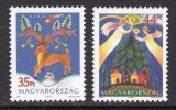 UNGARIA 2003, Craciun, serie neuzata, MNH