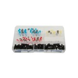 Cumpara ieftin Tuburi termocontractabile cu inel de fludor set 100 buc. KD10490 Kraftdele