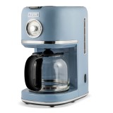 Cumpara ieftin Cafetiera cu filtru ZASS ZCM 15 Faded Denim, 1,5 L, 1000W, albastru