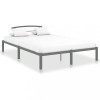 VidaXL Cadru de pat, gri, 120 x 200 cm, metal 284664