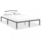 vidaXL Cadru de pat, gri, 120 x 200 cm, metal 284664