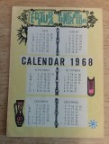 M3 C31 5 - 1968 - Calendar de buzunar - reclama Editura tineretului