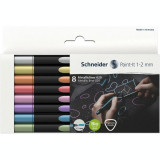 Cumpara ieftin Liner metalic Paint-It 020 1-2 mm Set 8 buc, Schneider