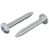 vidaXL Șuruburi din Lemn 2 pcs Argintiu M4 x 28 mm Oțel 864529