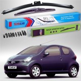 Cumpara ieftin Ștergătoare Toyota Aygo B10 Hatchback 2005-2014 | Set Față și Spate Flat Premium &ndash; TeamCar&reg;