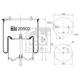 Febi Bilstein Burduf, suspensie pneumatica
