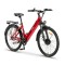 Bicicleta electrica ZT-83, motor 250W, baterie 36V 12Ah, autonomie 40 km, viteza maxima asistata 25km/h - Rosu