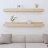 VidaXL Rafturi de perete, 2 buc., 110x12x9 cm, lemn masiv de pin 823594