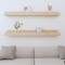 vidaXL Rafturi de perete, 2 buc., 110x12x9 cm, lemn masiv de pin 823594