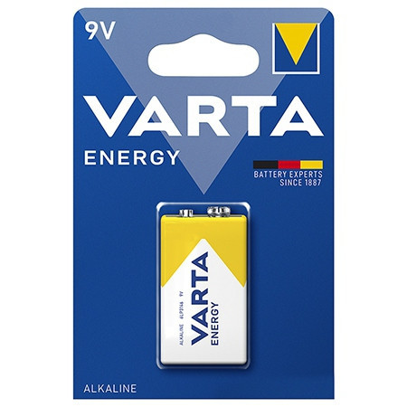 BATERIE ALCALINA ENERGY 9V BL 1 BUC VARTA