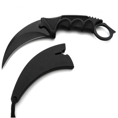 Cutit Karambit Night, DEPOX&amp;reg;, 19 cm, Negru foto