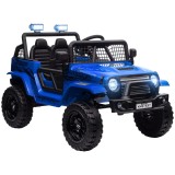 AIYAPLAY Mașină Electrică pentru Copii cu suspensie lină, controlabilă cu telecomandă, lumini LED, claxon, motoare de 12V, din plastic și metal, Albas