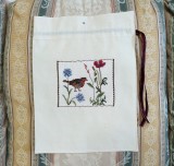 Saculet Vintage pentru lenjerie din bumbac